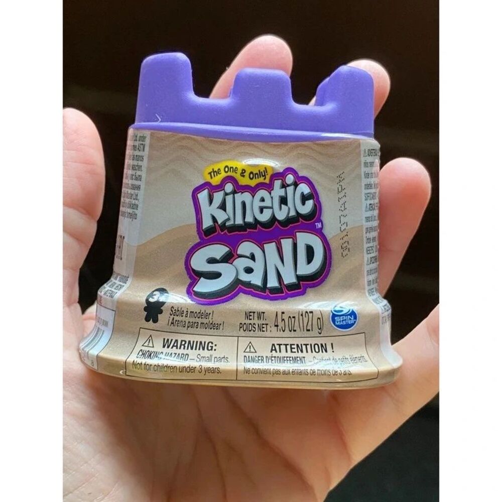 Kinetic Sand Single Castle Container Tan 4.5oz Unopened Spin Master